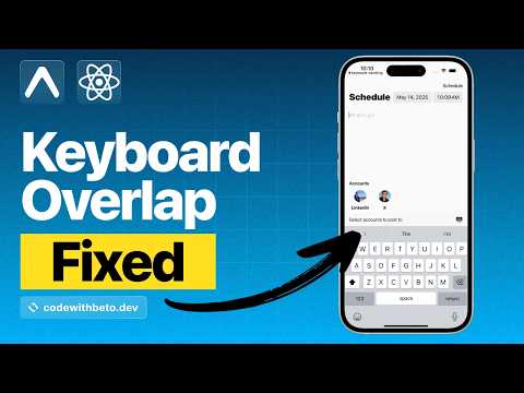How I handle keyboard avoidance in React Native thumbnail
