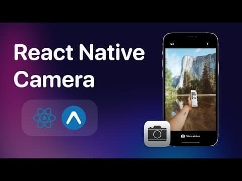 React Native Expo Camera | Tutorial thumbnail