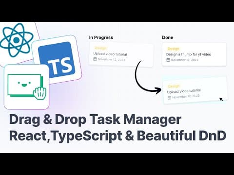 Drag and Drop Tutorial | Beautiful DnD thumbnail