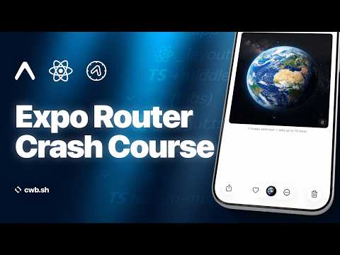 Expo Router v55 Crash Course | Stacks, Tabs, API Routes & More thumbnail