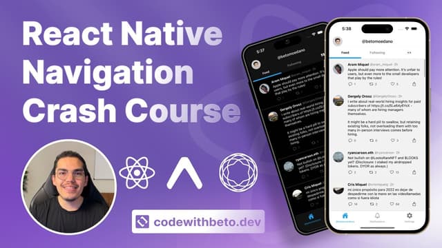 React Navigation for Beginners thumbnail