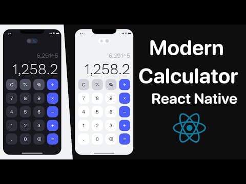 Build a Calculator | React Native 2022 thumbnail