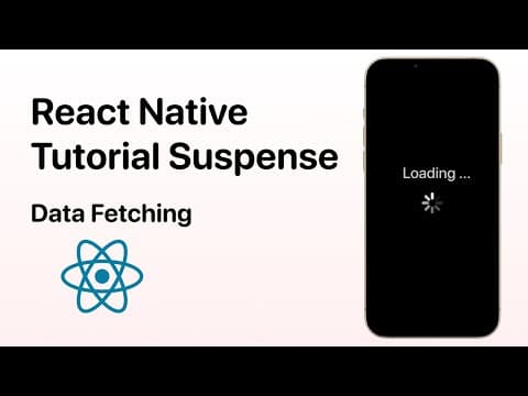 React Native | Tutorial Suspense | Data Fetching | SWR thumbnail