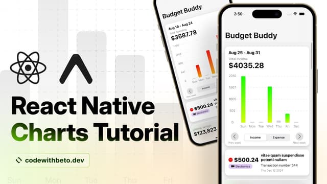React Native Charts Tutorial thumbnail