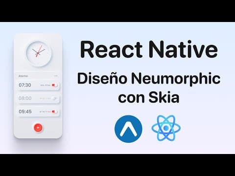 React Native Neumorphic Design with Skia | Tutorial 2022 thumbnail