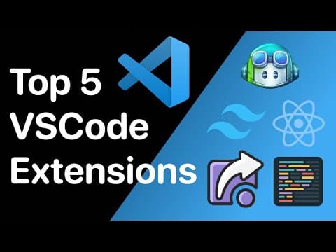 Top 5 Best VSCode Extensions thumbnail