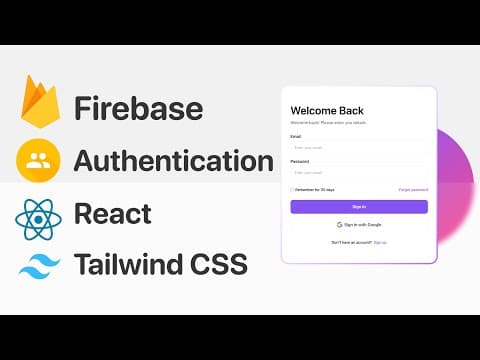 Tutorial Firebase Authentication with React thumbnail